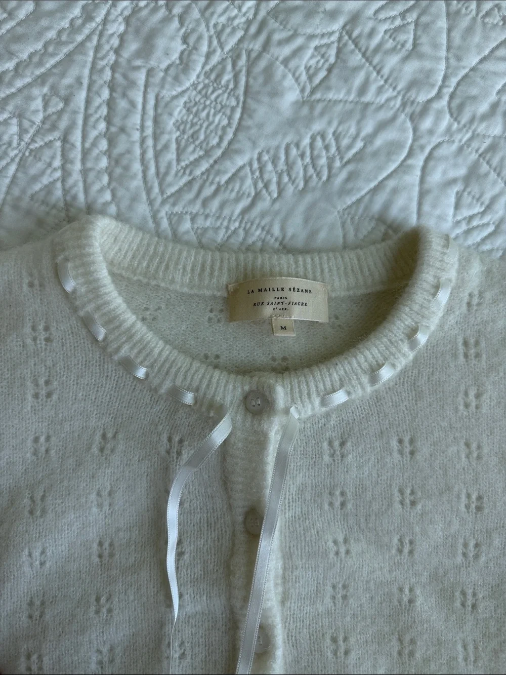 Sezane Meryl Merino/Mohair Blend Sweater - Picture 3 of 5